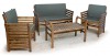 Набор для сада Ирбея №4 (массив сосны, старение) - Мебельная компания "ИРБЕЯ" - Производство мебели