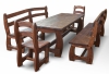 Стол Ирбея №13 250*90 (массив сосны, старение) - Мебельная компания "ИРБЕЯ" - Производство мебели