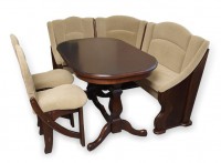 Стол обеденный овальный (массив сосны шлифованный) - Мебельная компания "ИРБЕЯ" - Производство мебели
