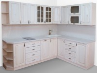 Кухонный гарнитур (массив сосны, старение) - Мебельная компания "ИРБЕЯ" - Производство мебели