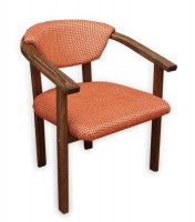 Кресло для дачи мягкое (массив сосны, старение) - Мебельная компания "ИРБЕЯ" - Производство мебели