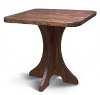 Стол для кафе №8 80*80 (массив сосны, старение) - Мебельная компания "ИРБЕЯ" - Производство мебели