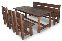 Стол для кафе №7 200*90 (массив сосны, старение) - Мебельная компания "ИРБЕЯ" - Производство мебели