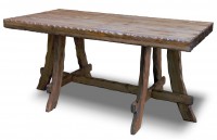 Стол Ирбея №11 180*80 (массив сосны, старение) - Мебельная компания "ИРБЕЯ" - Производство мебели