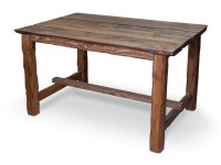 Стол для кафе №7 140*90 (массив сосны, старение) - Мебельная компания "ИРБЕЯ" - Производство мебели