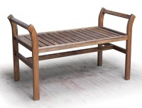 Столик для сада Ирбея №4 (массив сосны, старение) - Мебельная компания "ИРБЕЯ" - Производство мебели