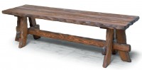 Лавка Ирбея №11 L-180 (массив сосны, старение) - Мебельная компания "ИРБЕЯ" - Производство мебели