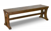Лавка Ирбея №14 L-140 (массив сосны, старение) - Мебельная компания "ИРБЕЯ" - Производство мебели