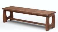 Лавка Ирбея №13 L-160 (массив сосны, старение) - Мебельная компания "ИРБЕЯ" - Производство мебели