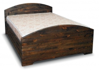 Кровать "Лидия" 1600*200 (массив сосны, старение) - Мебельная компания "ИРБЕЯ" - Производство мебели