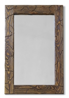 Зеркало Ирбея №1 (рама из массива сосны, старение) - Мебельная компания "ИРБЕЯ" - Производство мебели