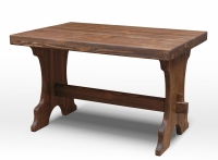 Стол Ирбея №3 120*85 (массив сосны, старение) - Мебельная компания "ИРБЕЯ" - Производство мебели