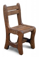 Стул для сауны Ирбея (массив сосны, старение) - Мебельная компания "ИРБЕЯ" - Производство мебели