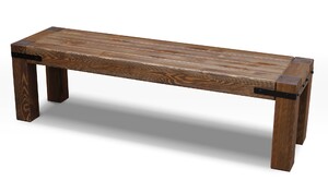 Лавка Ирбея №4 L-180 (массив сосны, старение) - Мебельная компания "ИРБЕЯ" - Производство мебели