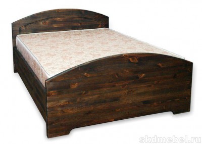 Кровать "Лидия" 1800*2000 (массив сосны, старение) - Мебельная компания "ИРБЕЯ" - Производство мебели