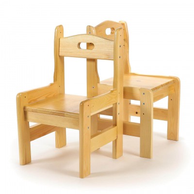 Стульчик детский  регулируемый  00 -01(массив сосны шлифованный) - Мебельная компания "ИРБЕЯ" - Производство мебели