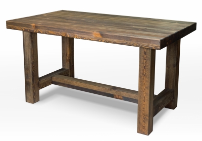 Стол для сауны Ирбея 160х80 (массив сосны, старение) - Мебельная компания "ИРБЕЯ" - Производство мебели