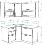 Кухонный гарнитур "Ирбея 6.1.5А" МДФ - Мебельная компания "ИРБЕЯ" - Производство мебели