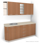 Кухонный гарнитур Ирбея 7.13 МДФ - Мебельная компания "ИРБЕЯ" - Производство мебели