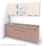 Кухонный гарнитур Ирбея 7.27 МДФ - Мебельная компания "ИРБЕЯ" - Производство мебели