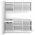 Кухонный гарнитур Ирбея 7.23 МДФ - Мебельная компания "ИРБЕЯ" - Производство мебели