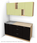 Кухонный гарнитур "Ирбея 1.6" МДФ - Мебельная компания "ИРБЕЯ" - Производство мебели