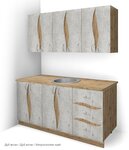 Кухонный гарнитур "Ирбея 5.7" - Мебельная компания "ИРБЕЯ" - Производство мебели