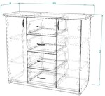 Комод №11 - Мебельная компания "ИРБЕЯ" - Производство мебели