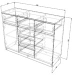 Комод №13 - Мебельная компания "ИРБЕЯ" - Производство мебели