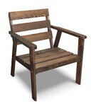 Кресло для сада Ирбея №1 (массив сосны, старение) - Мебельная компания "ИРБЕЯ" - Производство мебели