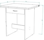 Стол обеденный раскладной с поворотным механизмом - Мебельная компания "ИРБЕЯ" - Производство мебели
