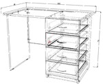 Стол письменный №1 - Мебельная компания "ИРБЕЯ" - Производство мебели