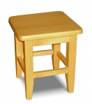 Табурет детский (массив сосны шлифованный) - Мебельная компания "ИРБЕЯ" - Производство мебели