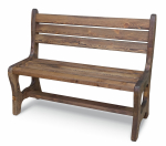 Скамья Ирбея №1 L-120 (массив сосны, старение) - Мебельная компания "ИРБЕЯ" - Производство мебели