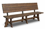 Скамья Ирбея №11 L-210 на 3-х опорах (массив сосны, старение) - Мебельная компания "ИРБЕЯ" - Производство мебели