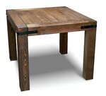 Стол Ирбея №4 90х90 (массив сосны, старение) - Мебельная компания "ИРБЕЯ" - Производство мебели