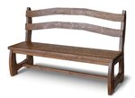 Скамья Ирбея №13 L-160 (массив сосны, старение) - Мебельная компания "ИРБЕЯ" - Производство мебели
