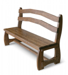 Скамья Ирбея №13 L-180 (массив сосны, старение) - Мебельная компания "ИРБЕЯ" - Производство мебели
