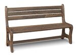 Скамья Ирбея №1 L-160 (массив сосны, старение) - Мебельная компания "ИРБЕЯ" - Производство мебели