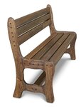 Скамья Ирбея №1 L-160 (массив сосны, старение) - Мебельная компания "ИРБЕЯ" - Производство мебели