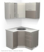 Кухонный гарнитур "Ирбея 6.1.2" МДФ - Мебельная компания "ИРБЕЯ" - Производство мебели