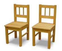 Стул детский (массив сосны шлифованный) - Мебельная компания "ИРБЕЯ" - Производство мебели