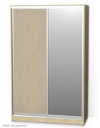 Шкаф купе стандарт 1400 с зеркалом - Мебельная компания "ИРБЕЯ" - Производство мебели