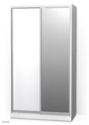 Шкаф купе стандарт 1200 с зеркалом - Мебельная компания "ИРБЕЯ" - Производство мебели