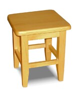 Табурет детский (массив сосны шлифованный) - Мебельная компания "ИРБЕЯ" - Производство мебели