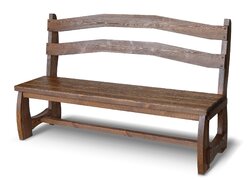 Скамья Ирбея №13 L-160 (массив сосны, старение) - Мебельная компания "ИРБЕЯ" - Производство мебели