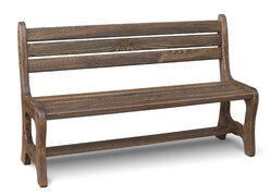 Скамья Ирбея №1 L-160 (массив сосны, старение) - Мебельная компания "ИРБЕЯ" - Производство мебели