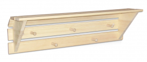 Вешалка Ирбея с полочкой 7-ми рожковая №16М (массив сосны шлифованный) - Мебельная компания "ИРБЕЯ" - Производство мебели