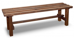 Лавка Ирбея №1 (Массив сосны, старение) - Мебельная компания "ИРБЕЯ" - Производство мебели