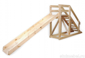 Горка детская (массив сосны) - Мебельная компания "ИРБЕЯ" - Производство мебели